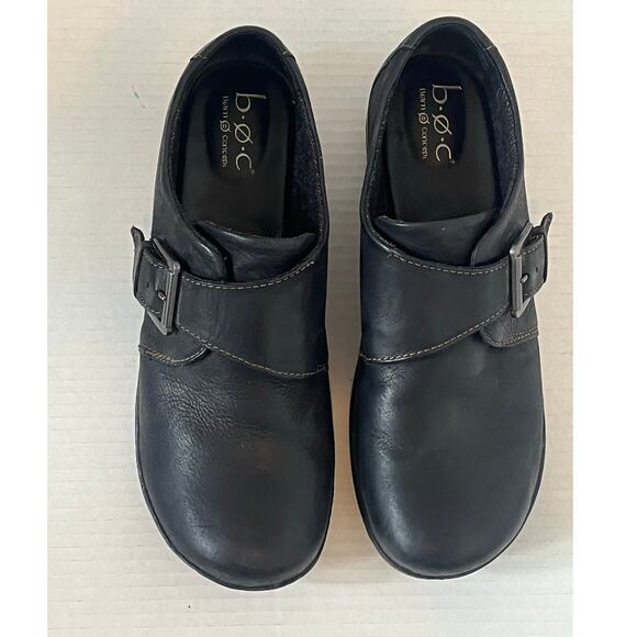BOC Born Concept Black Leather Buckle Loafer Women's Size 9.5 - Picture 8 of 8